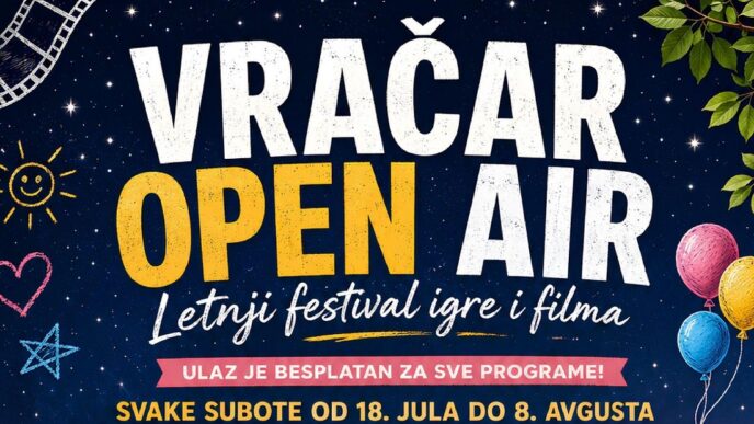 Vračar Open Air - letnji festival igre i filma