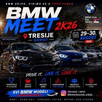 BMW Meet 2K26 na Tresijama u Sopotu