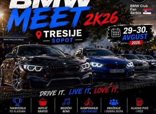 BMW Meet 2K26 na Tresijama u Sopotu