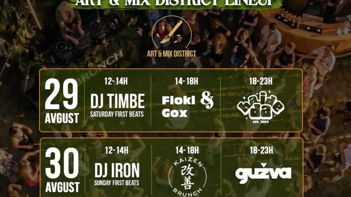 Brunch u parku: Art & Mix District pretvara Kalemegdan u najveći dnevni dance floor ovog leta