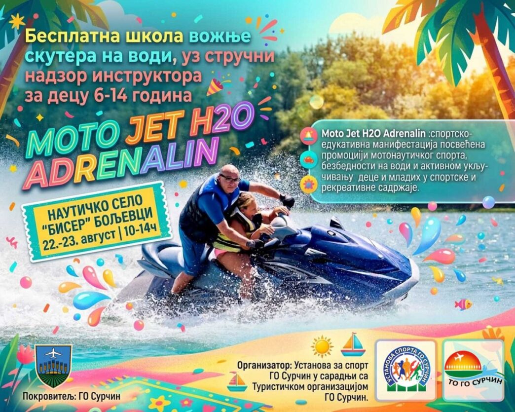 Moto Jet H20 Adrenalin u Surčinu