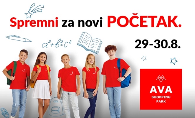 AVA Shopping Park: Spremni za novi početak - spremni za školu, spremni za zabavu!