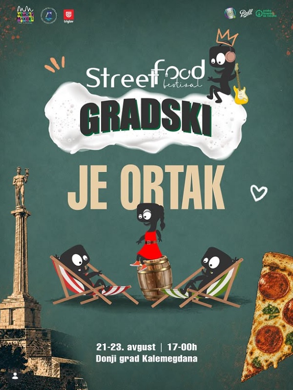 Street Food Festival Gradski (21-23. avgust 2026)