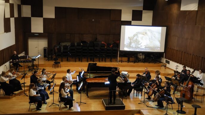 Beogradska filharmonija svira za predškolce (foto: M. Đoković)