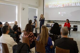 Italija i Srbija u Beogradu - razgovori: G. Karluči i Ivana Veljković (foto: Sanja Veljković)
