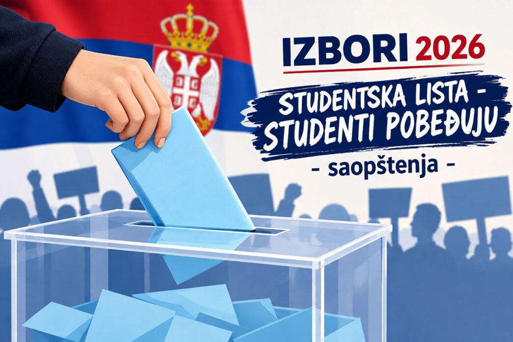 Izbori 2026: Studentska lista - Studenti pobeđuju (ilustracija: ChatGPT)