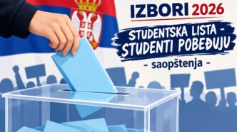Izbori 2026: Studentska lista - Studenti pobeđuju (ilustracija: ChatGPT)