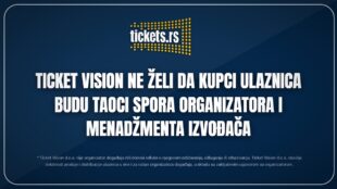 Ticket Vision vraća novac od ulaznica za otkazani koncert Dina Merlina u Kraljevu