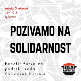 Benefit žurka Solidarne kuhinje