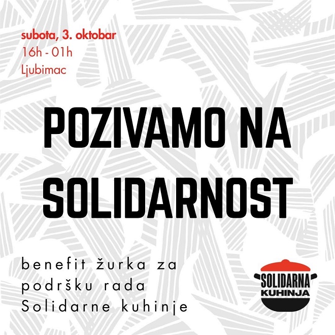 Benefit žurka Solidarne kuhinje