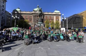 Svetski dan cerebralne paralize u Beogradu (foto: Savez za cerebralnu i dečiju paralizu Beograda)