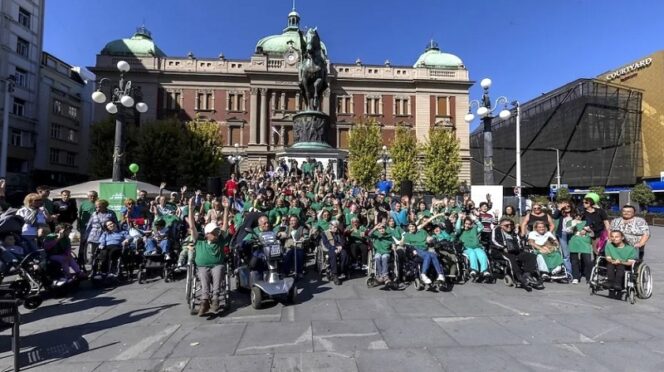 Svetski dan cerebralne paralize u Beogradu (foto: Savez za cerebralnu i dečiju paralizu Beograda)